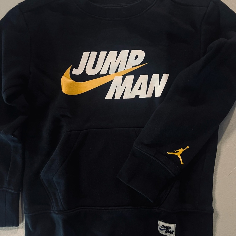 Jordan Black and Gold Crewneck Sweater *3for$15*